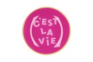 PLATE ROUND CÉST LA VIE 18X18X2CM NM