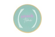 PLATE ROUND SNACK TIME 18X18X2CM NM