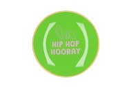 PLATE ROUND HIP HOP HOORAY 18X18X2CM NM