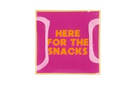 PLATE SQUARE HERE FOR THE SNACKS 18X18X2CM NM