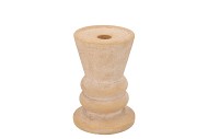 FLORENCE ANTIQUE GOLD CANDLE H 10X10X16CM NM