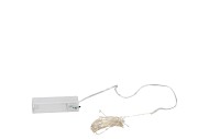 LED SHINE LIGHT CHAIN 40 LED TIMER EXCL. BATTERY 390+30CM