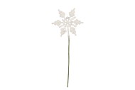 PICK SHINE SNOWFLAKE COZY WHITE 25CM P/24 NM
