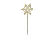 PICK SHINE SNOWFLAKE COZY GOLD 25CM P/24 NM