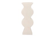 LISBOA WHITE VASE BUBBLES 21X8X61CM NM