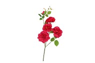 SILK WILD ROSE RED SINGLE STEM 116CM NM
