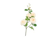 SILK WILD ROSE CREAM SINGLE STEM 116CM NM