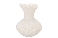 MIRRE WHITE VASE 23X23X30CM NM