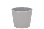 CERAMIC GREY STONE POT 11X9,5CM