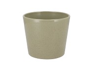 CERAMIC KIWI STONE POT 13X12CM