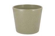 CERAMIC KIWI STONE POT 15X13,5CM