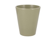 CERAMIC KIWI STONE POT ORCHID 15X15CM