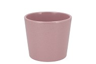 CERAMIC ROSA STONE POT 13X12CM