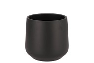 CERAMIC ANTHRACITE MATT POT ORCHID BERLIN 14X13,5CM
