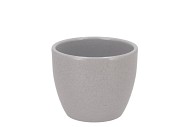 CERAMIC GREY STONE POT 7X6CM