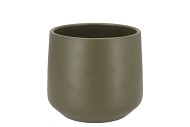 CERAMIC CAPERS GREEN MATT POT BERLIN 16X14,5CM