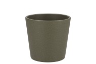 CERAMIC CAPERS GREEN MATT POT ORCHID BERLIN 14X13,5CM