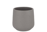 CERAMIC GREY STRUCTURE POT ORCHID BERLIN 14X13,5CM