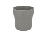 CERAMIC GREY STRUCTURE POT ORCHID EDGE 13X12,5CM