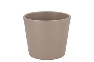 CERAMIC TAUPE MATT POT 15X13,5CM