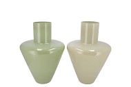 BEAU GREEN ARROW VASE ASS 22X22X30CM