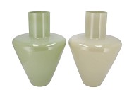 BEAU GREEN ARROW VASE ASS 29X29X40CM