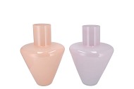 BEAU PINK ARROW VASE ASS 22X22X30CM