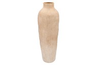 FLORENCE ANTIQUE GOLD WHITE VASE LONG 25X25X86CM