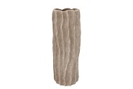 PORTO ANTIQUE GREY VASE TUBE STRUCTURE 17X17X49CM