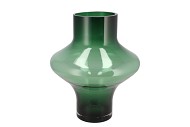 FILOU GREEN VASE SPHERE 28X32CM