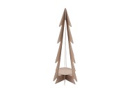 RUSTY SAND TREE WITH CANDLE HOLDER 20X19X45CM