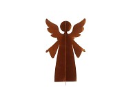 RUSTY RUST ANGEL DECO 13X6X22CM
