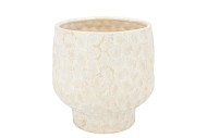 MAYSA OFFWHITE POT 24X24X24CM