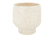 MAYSA OFFWHITE POT 28X28X28CM NM