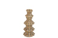 MAYSA GREEN VASE VIVO 8X8X17CM