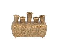 MAYSA GREEN VASE RECTANGLE 20X9X16CM
