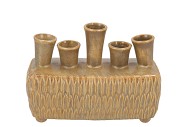 MAYSA GREEN VASE RECTANGLE 26X11X19CM