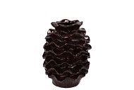 GINA BURGUNDY VASE 15X15X20CM
