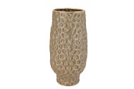 MAYSA GREEN VASE 20X20X39CM