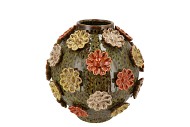 RIVA WILD GREEN VASE BOL FLOWER 30X30X30CM