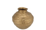 QUINTY GOLD VASE 22X22X22CM