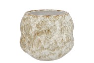 MONTE WHITE SAND POT 20X20X16CM