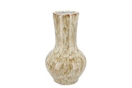 MONTE WHITE SAND VASE NECK 22X22X37CM