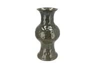 CODY GREEN VASE BUBBLE 19X19X36CM