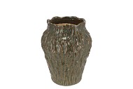 CODY GREEN VASE 22X22X25CM