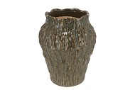 CODY GREEN VASE 25X25X32CM
