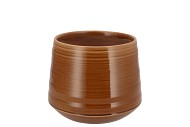 MICCO BROWN POT 12X12X11CM