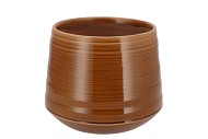 MICCO BROWN POT 19X19X15CM