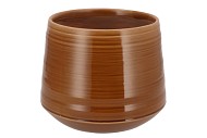 MICCO BROWN POT 21X21X18CM