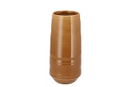 MICCO BROWN VASE 14X14X28CM